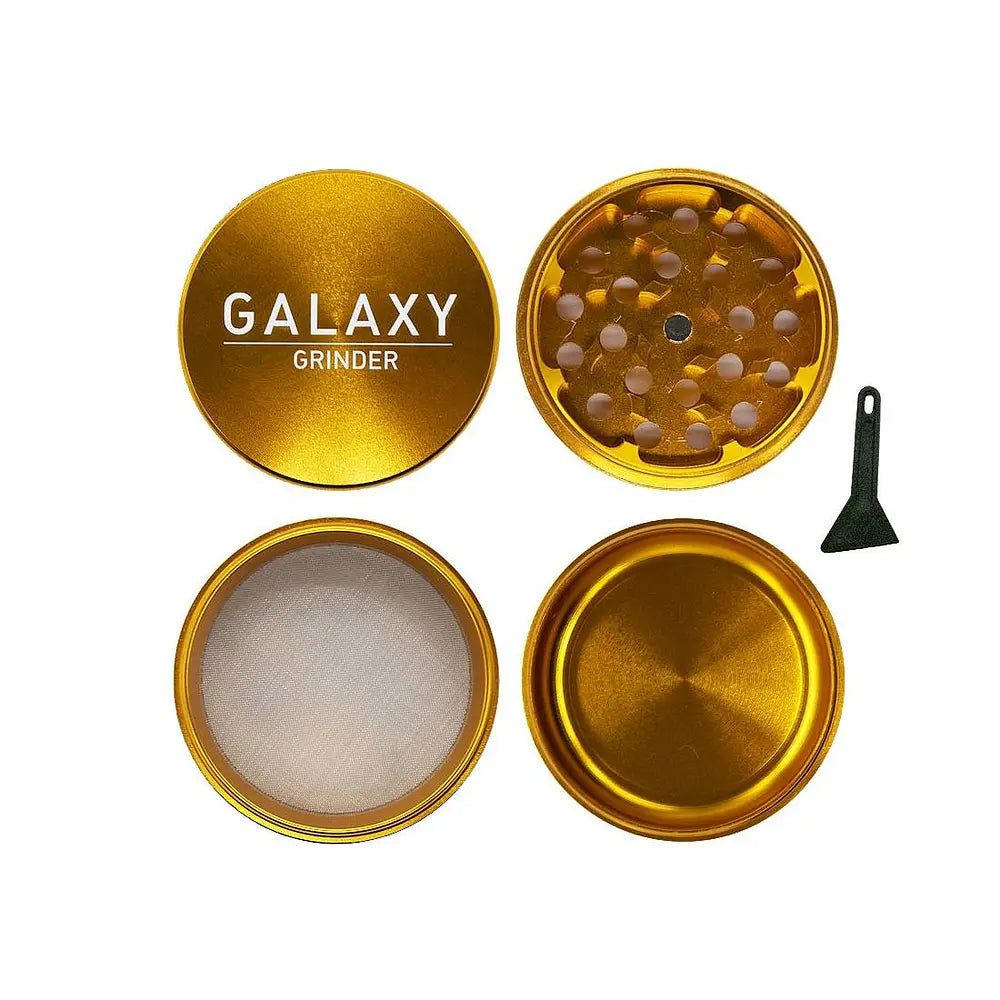 Moledor Metalico Dorado 4 Pcs 63mm Galaxy