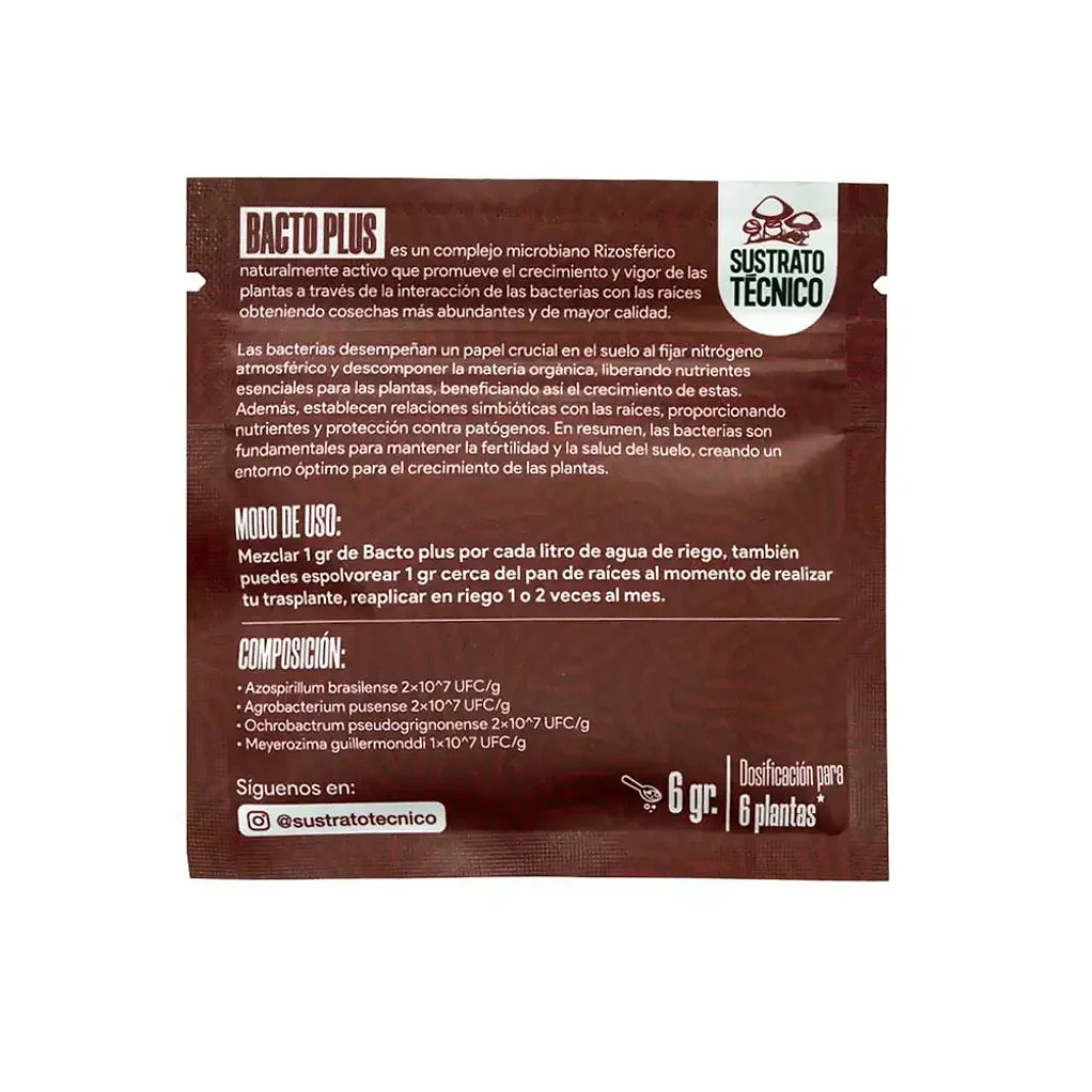 Bacto Plus 6g - Sustrato Tecnico