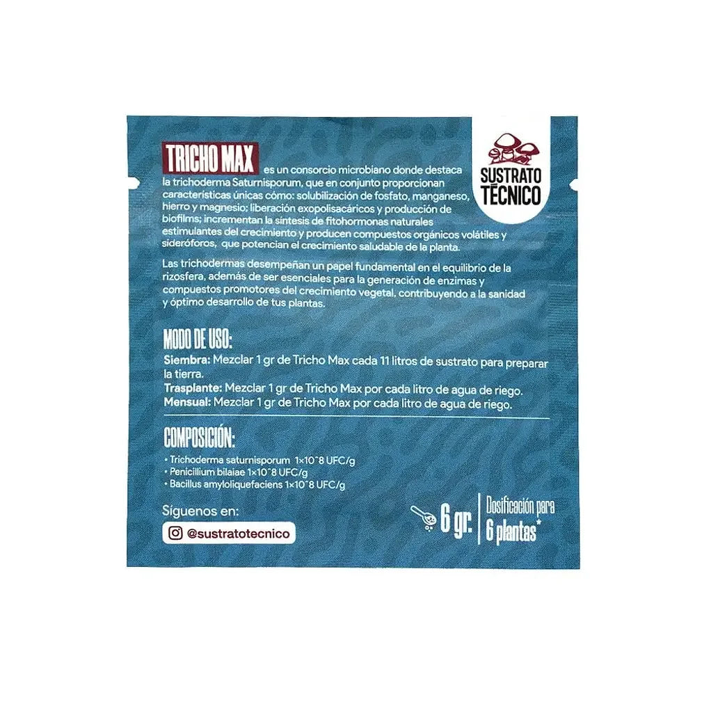 Tricho Max 6g - Sustrato Tecnico
