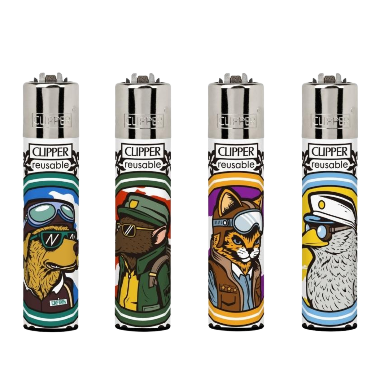 Encendedor Clipper Pilot Animals