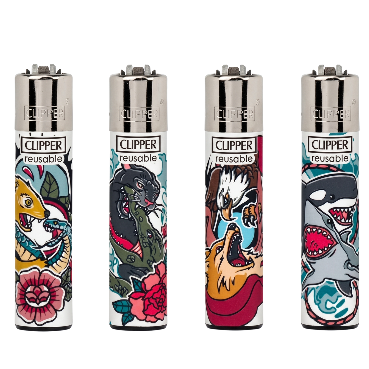 Encendedor Clipper Battle Tatto