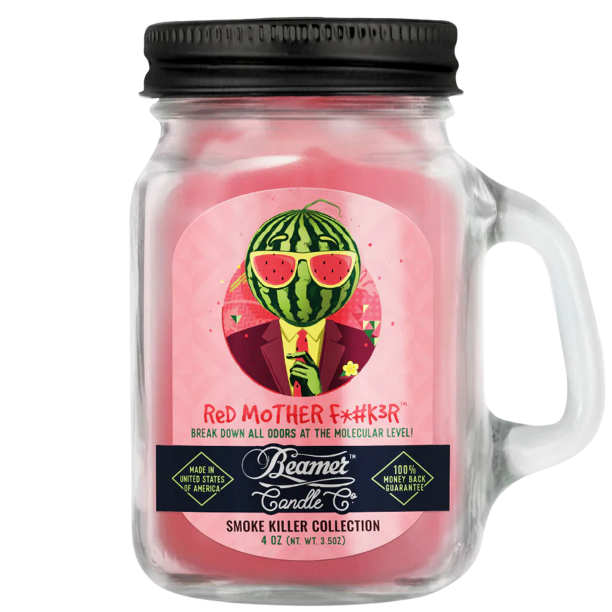 Vela Small Red Mother Fk3r - Beamer Candle