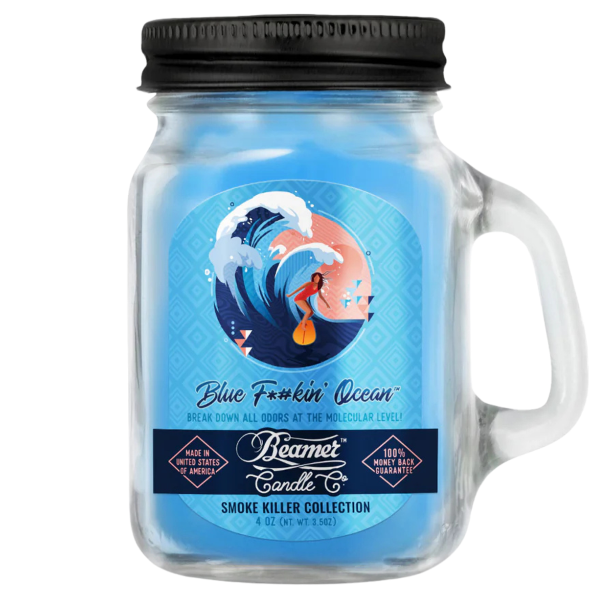 Vela Small Blue Fkin Ocean - Beamer Candle