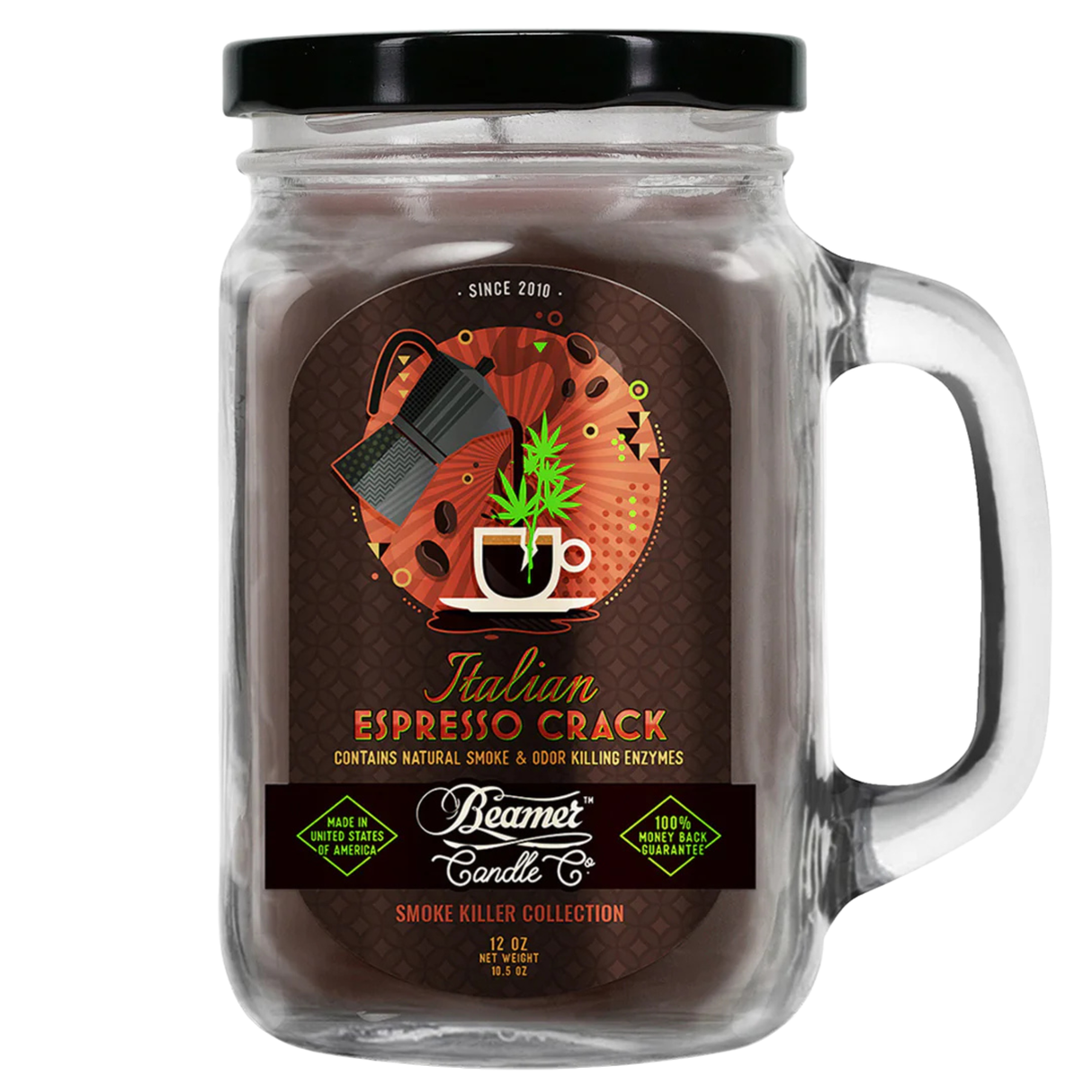 Vela Large Italian Espresso Crack - Beamer Candle