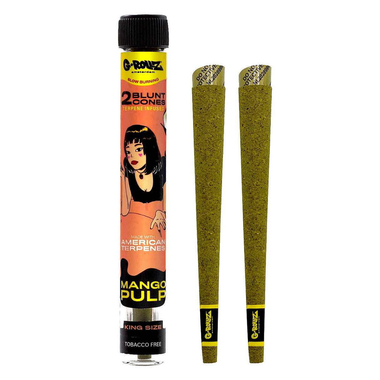 Tubo Cono Terpene Blunts x2 Mango Pulp G-Rollz — vista principal