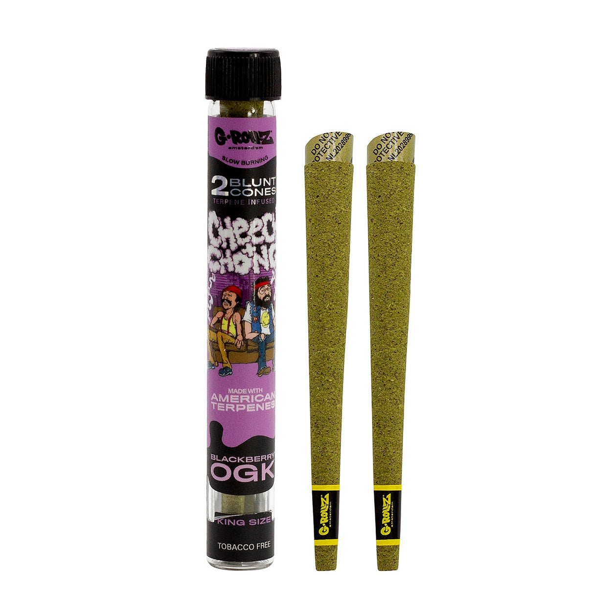 Tubo Cono Terpene Blunts x2 Blackberry OGK Cheech&Chong G-Rollz — vista principal