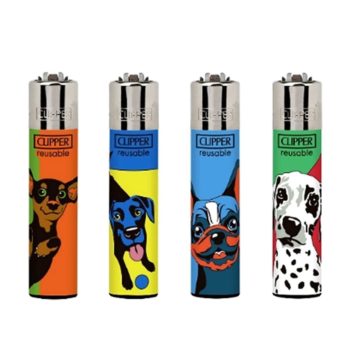 Encendedor Clipper Pop Art 3 Perros — vista principal