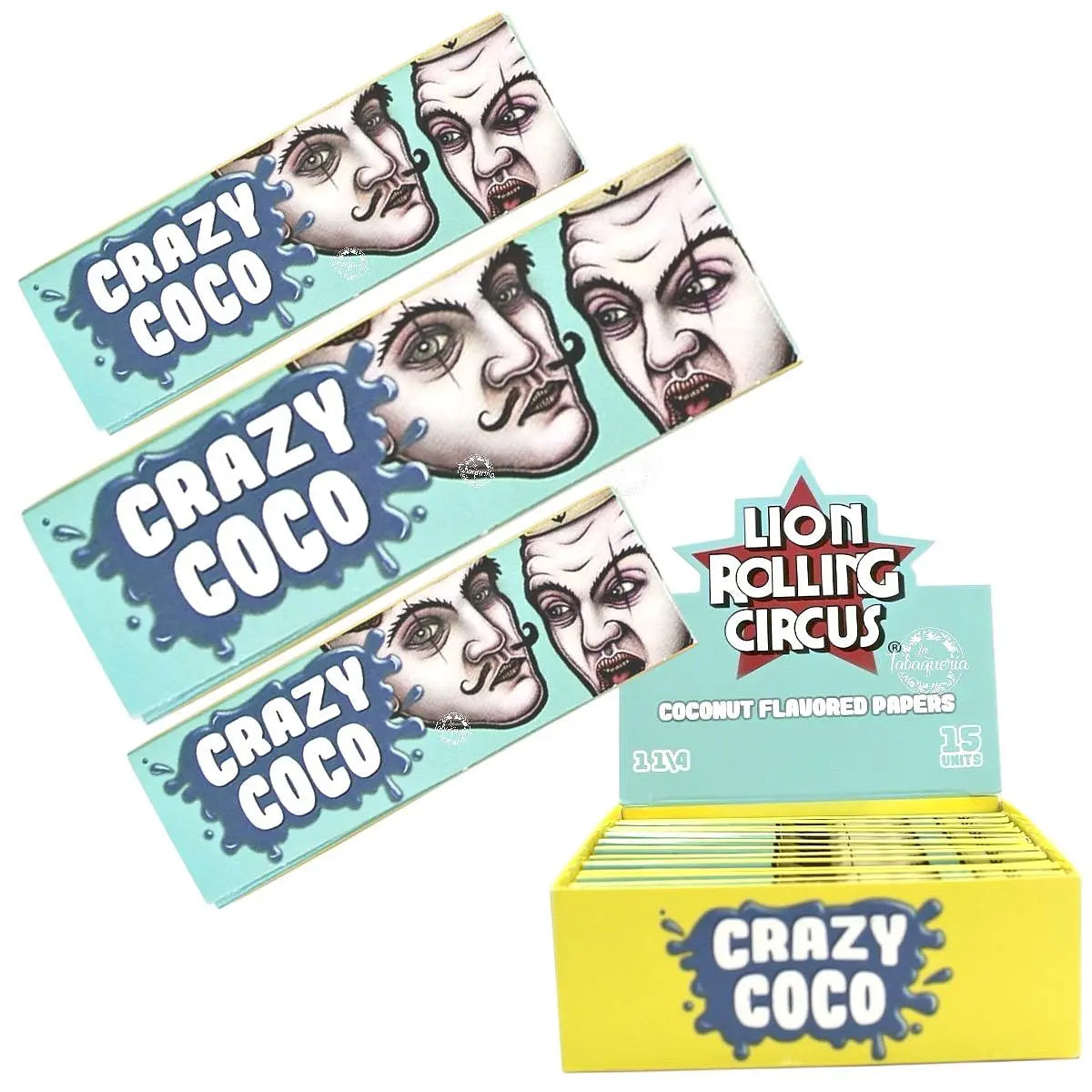 Papelillo 1 1/4 Crazy Coco - Lion Rolling Circus