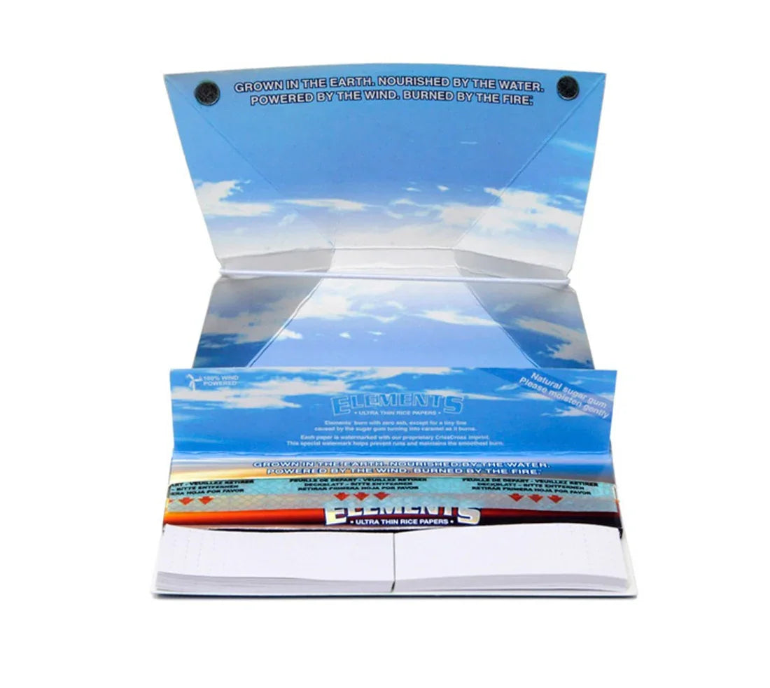 Papelillo Elements Aficionado 1 1/4 Con Bandeja y Filtros