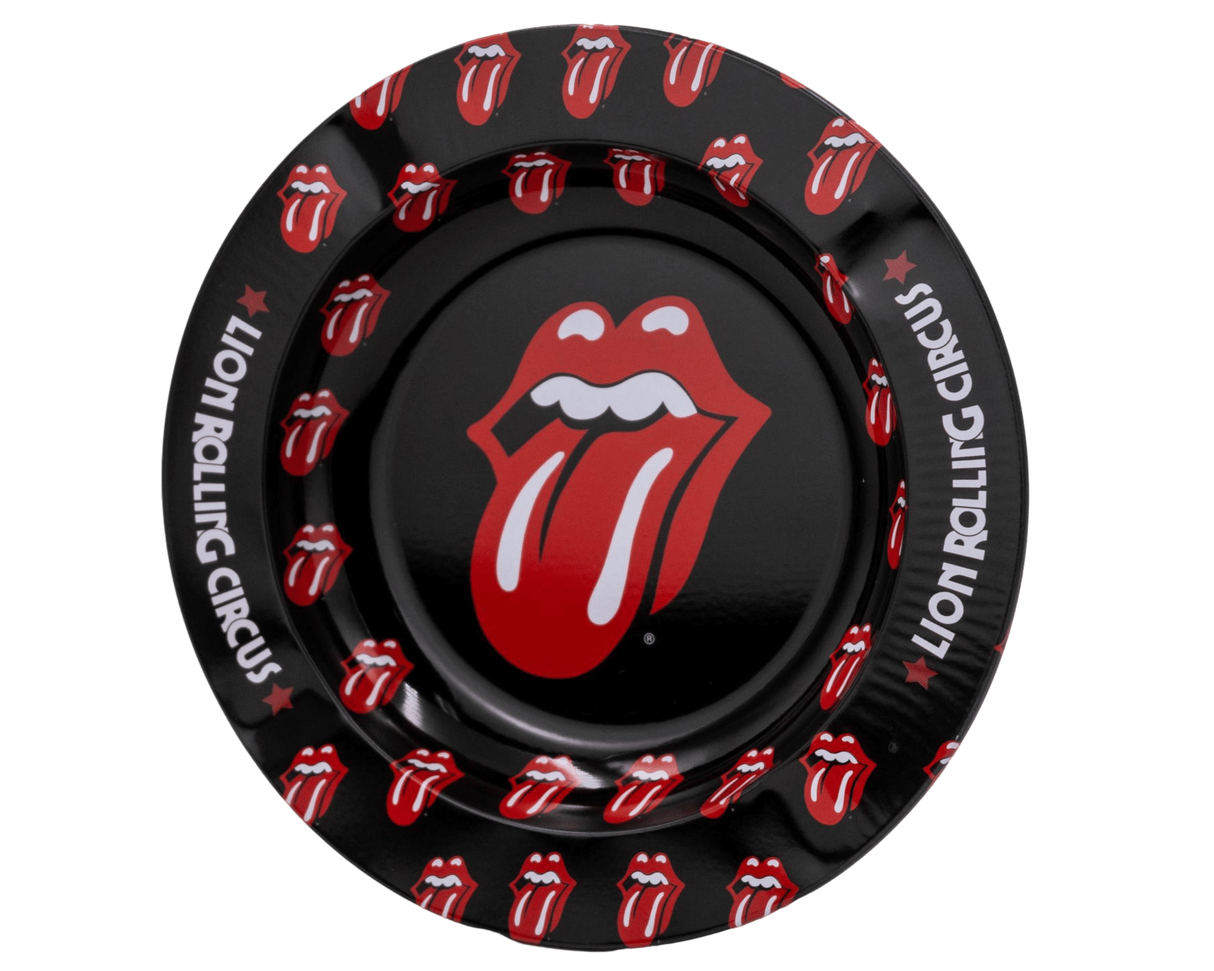 Cenicero Metálico Rolling Stones Black - Lion Rolling Circus