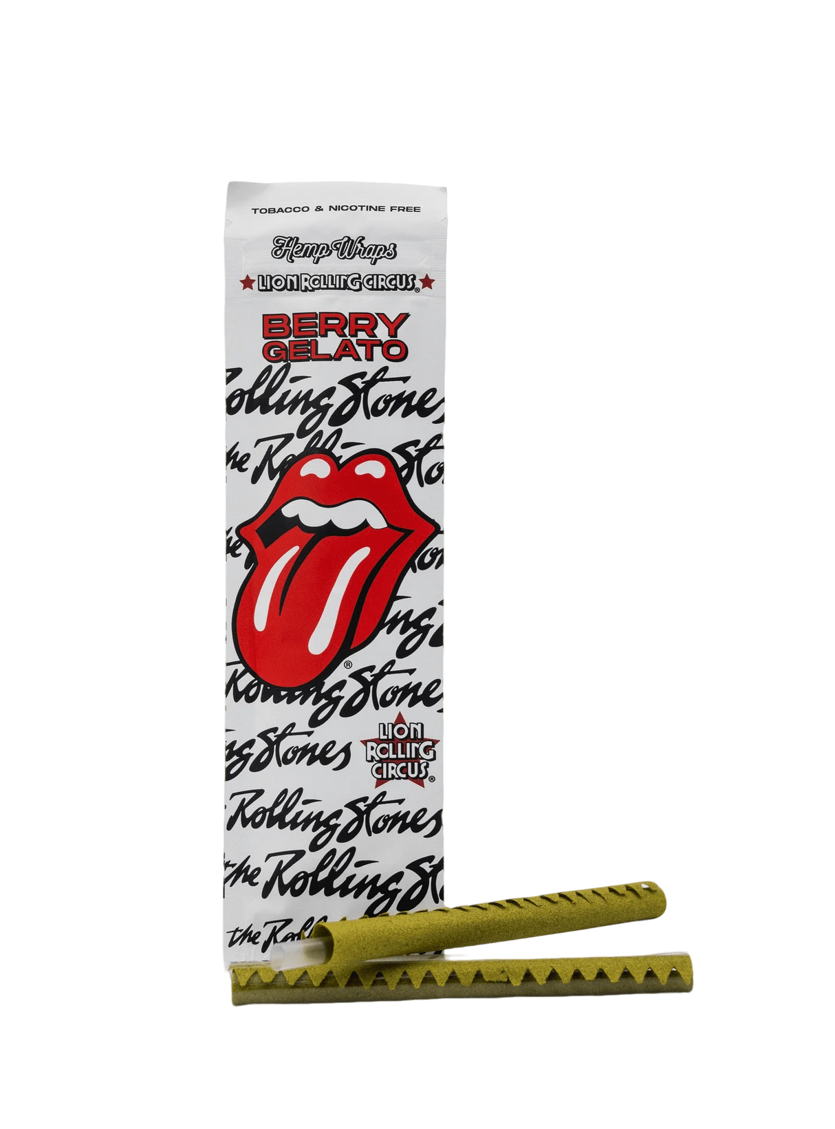 Blunt Hemp Wrap Rolling Stones Terpeno Berry Gelato - Lion Rolling Circus
