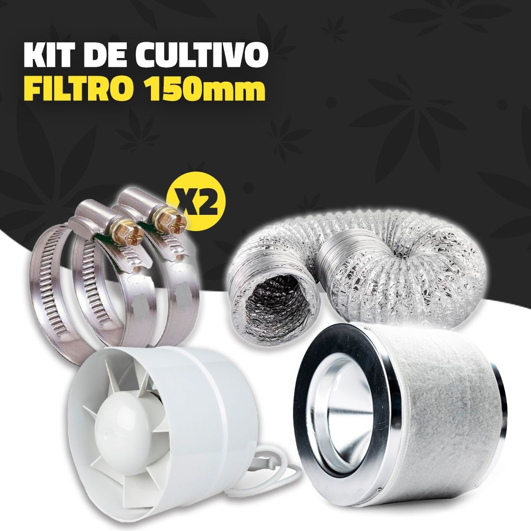 Kit Filtro indoor 150 mm