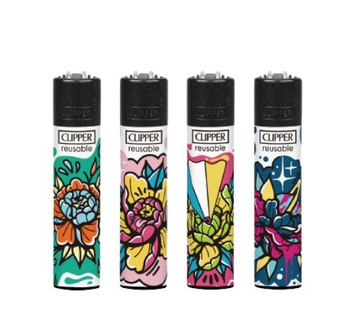Encendedor Clipper Planet Flowers