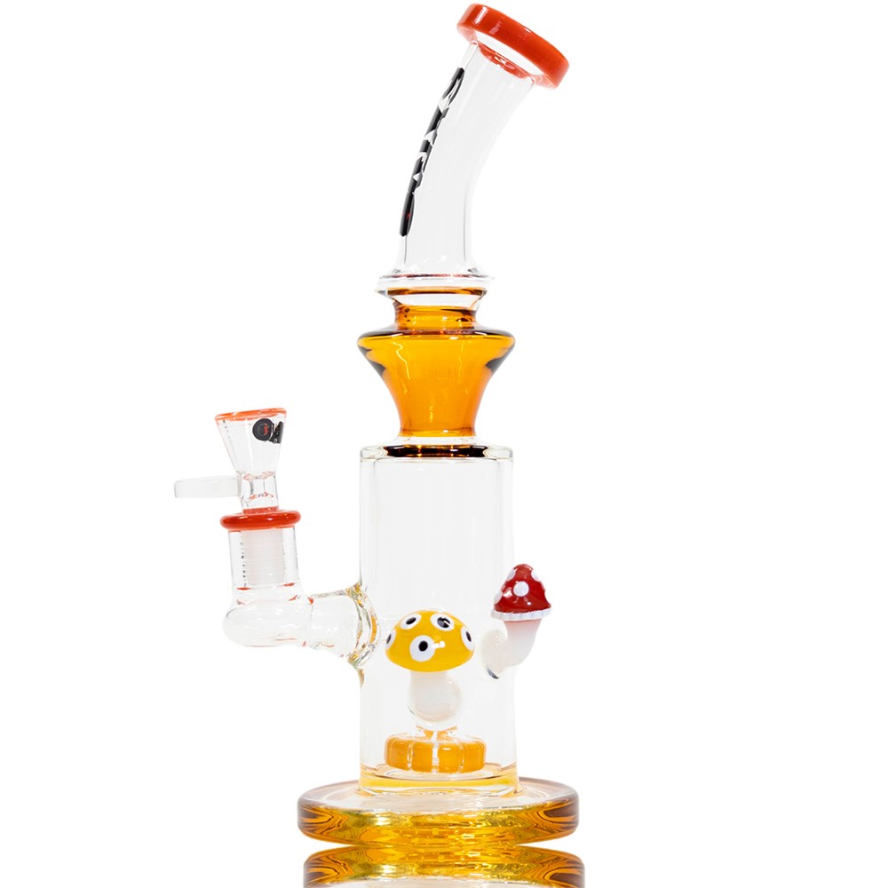 Bong Double Fungus Rig Orange 22 Cm Calvoglass