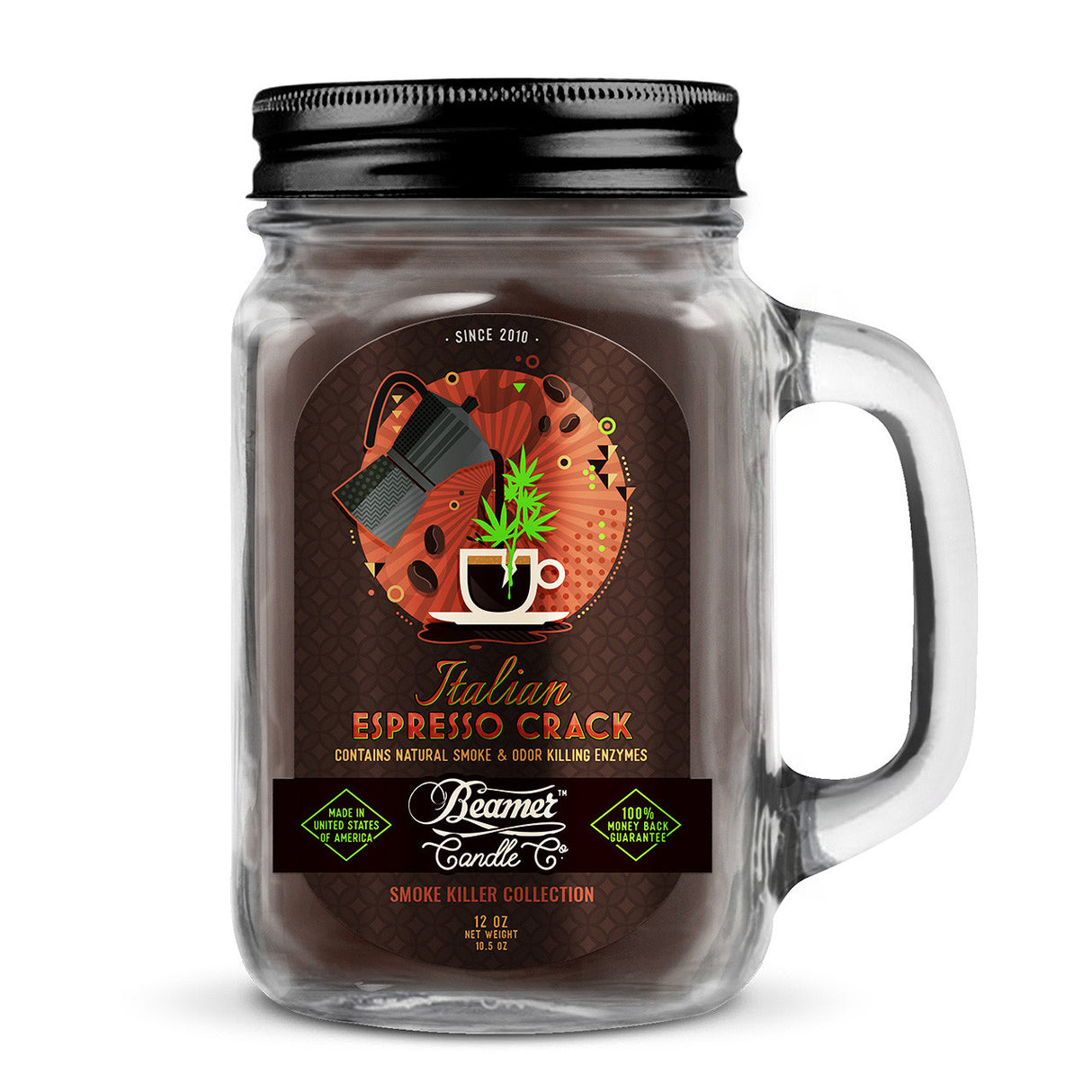 Vela Large Italian Espresso Crack - Beamer Candle