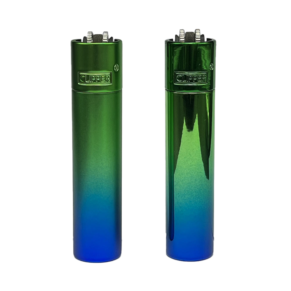 Encendedor Clipper Metalico Peacock