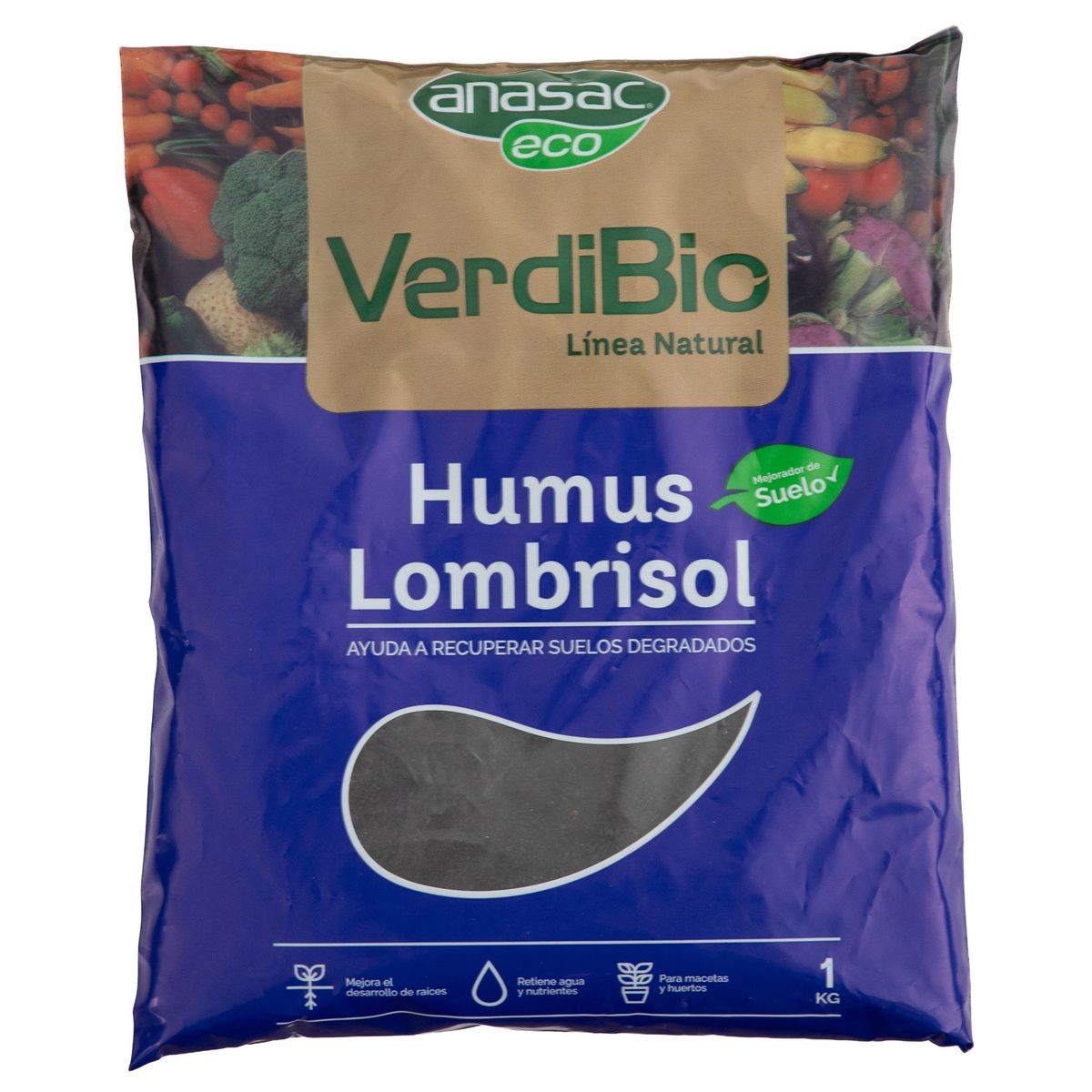 Humus Lombrisol 1 kg Anasac
