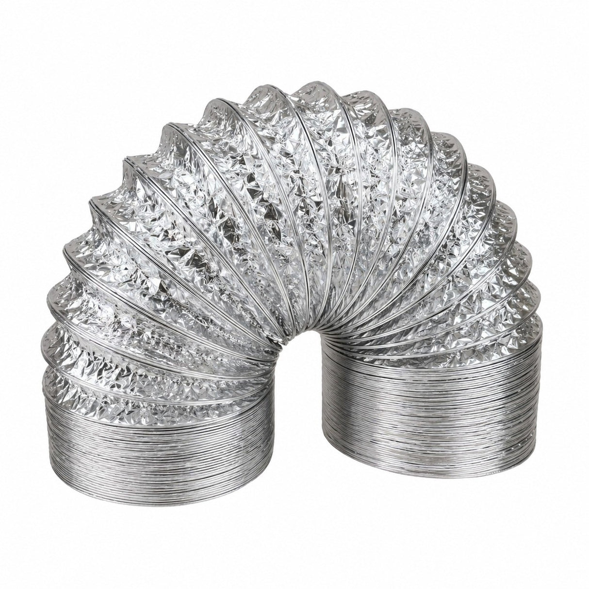 Tubo Aluminio Flexible 125mm x 10mt - Kasvi