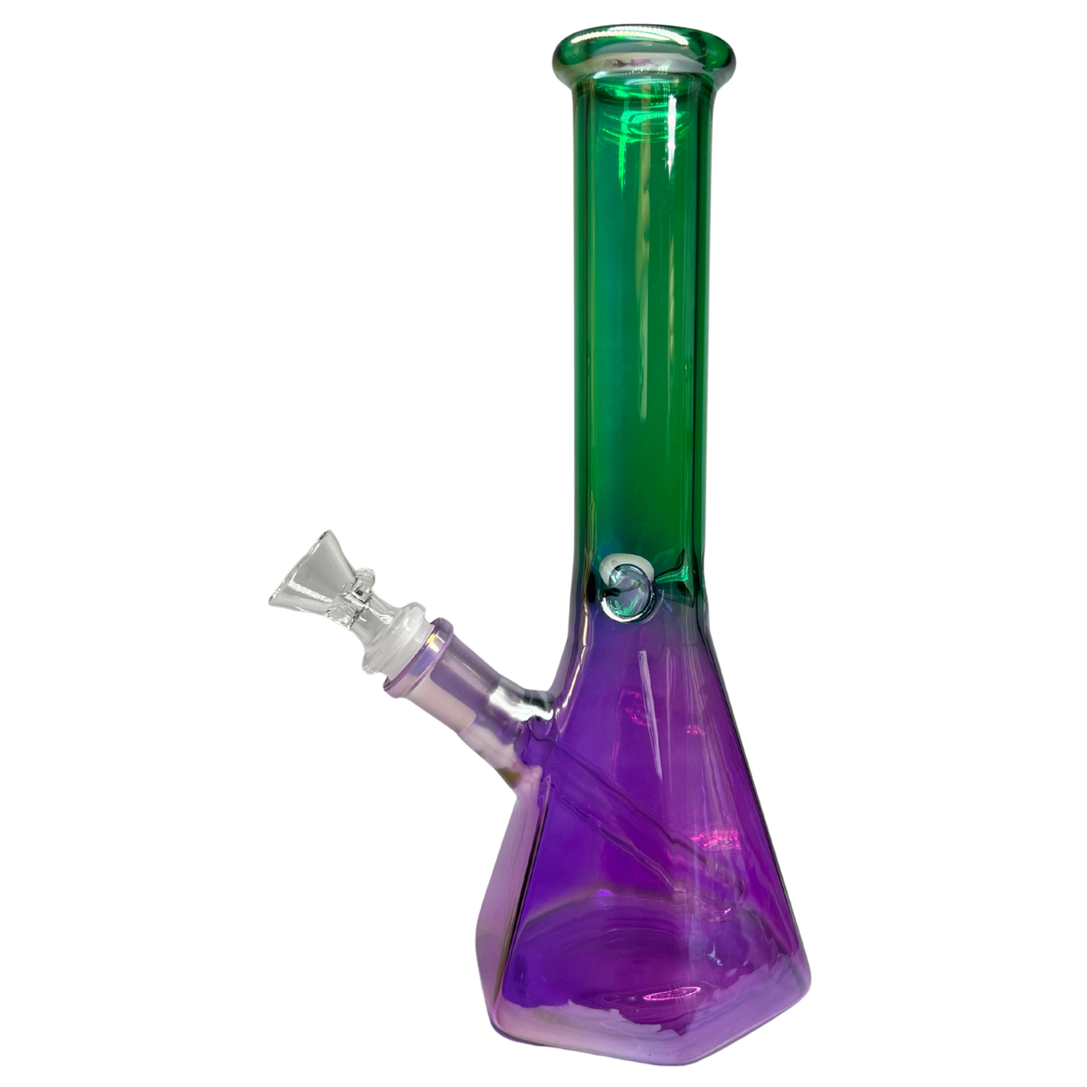 Bong Degrade Verde Morado 26cm