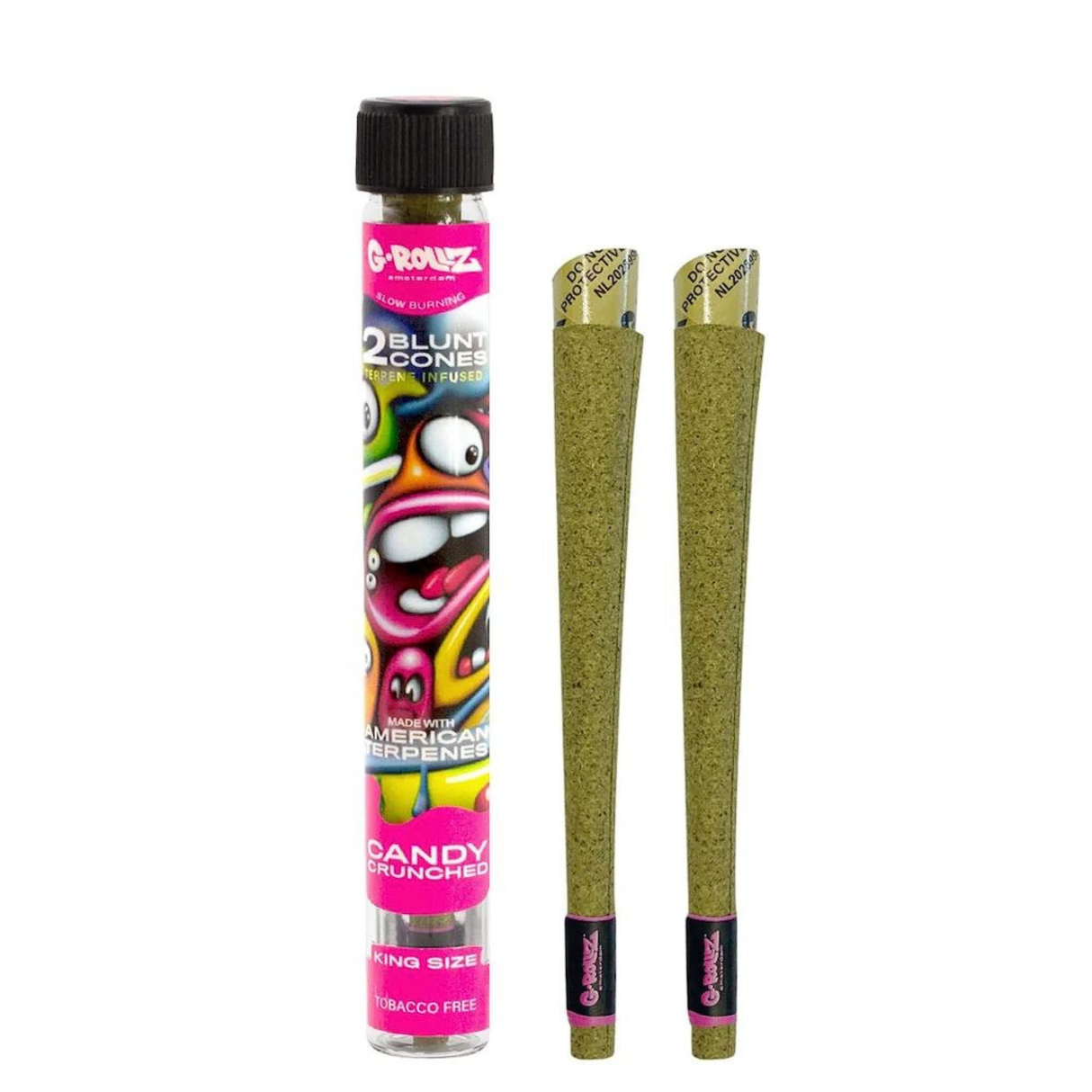 Tubo Cono Terpene Blunts x2 Candy Crunched G-Rollz