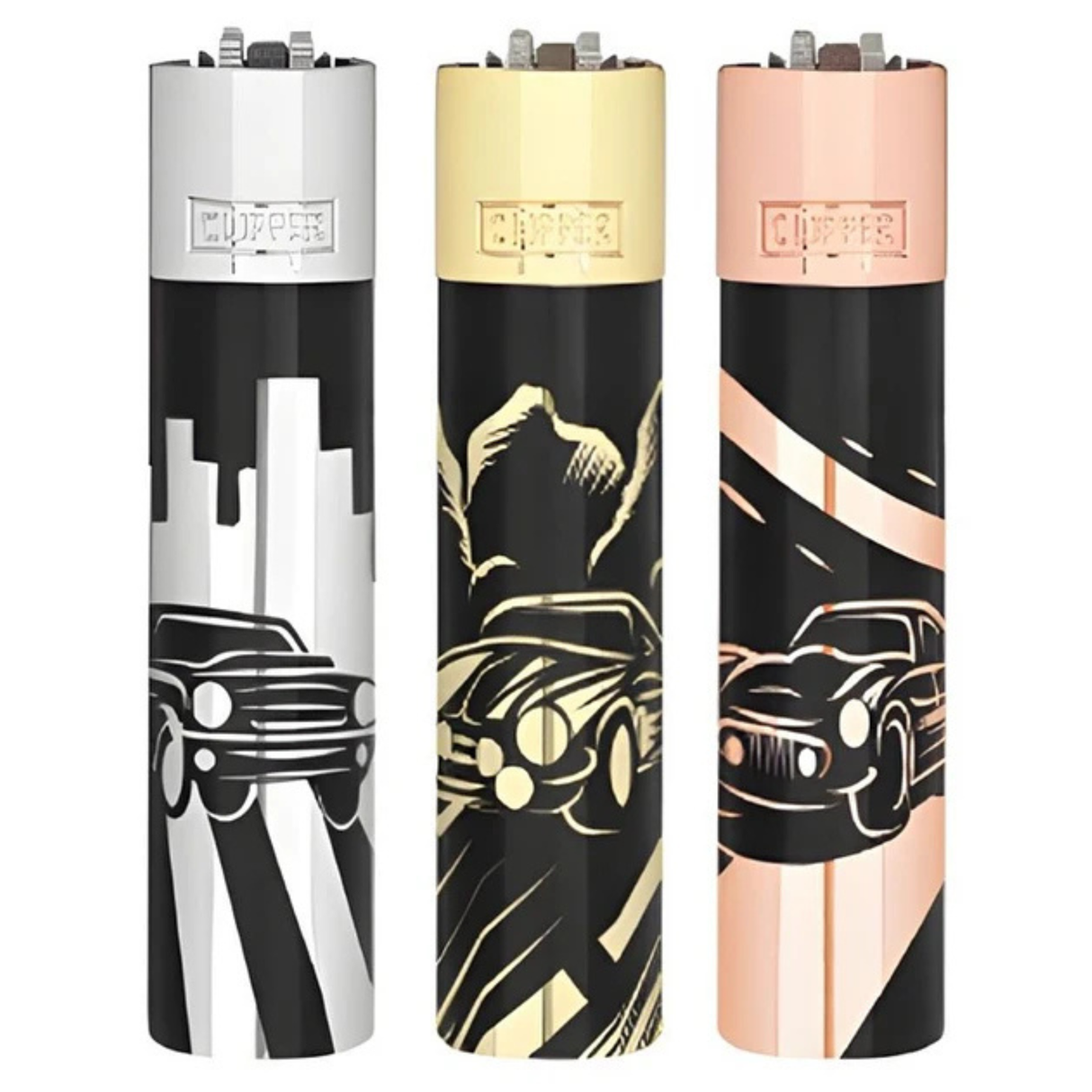 Encendedor Clipper Metalico Classic Cars