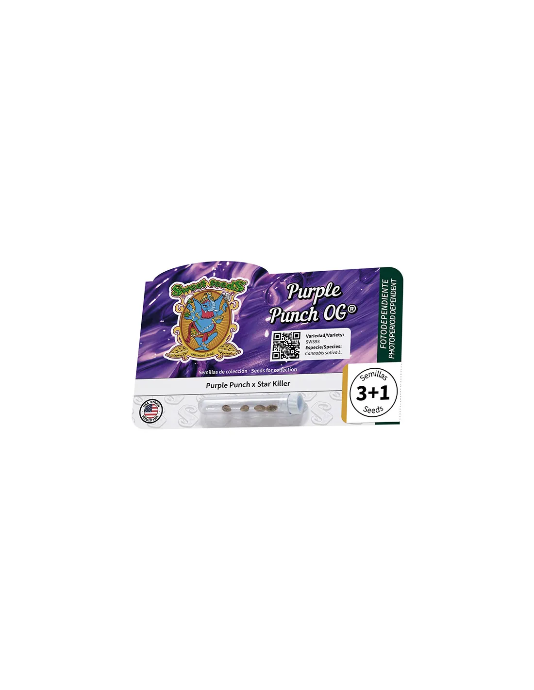 Purple Punch Og 3+1 Semillas Sweet Seeds
