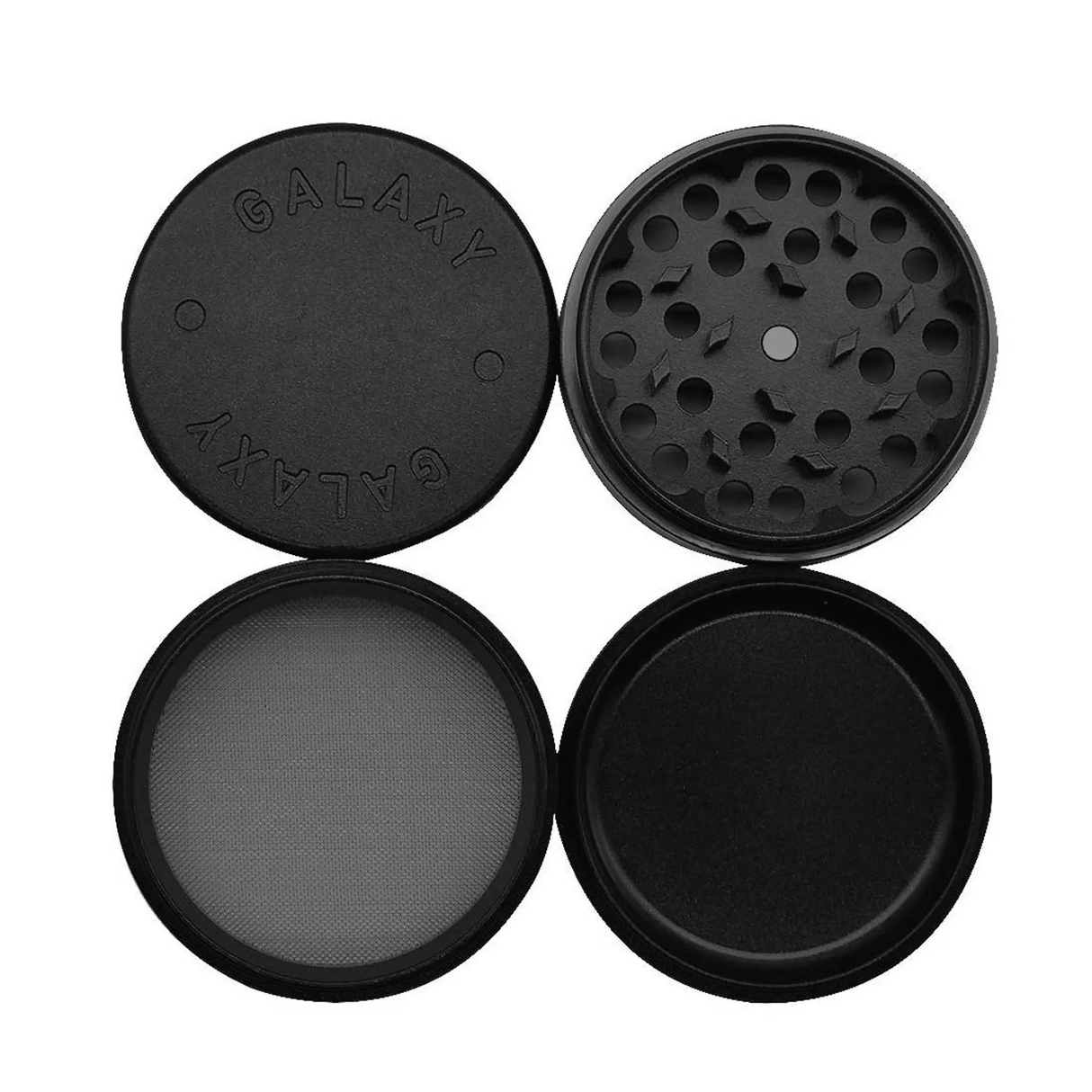 Moledor Ceramico Negro 4 Pcs 63mm Galaxy