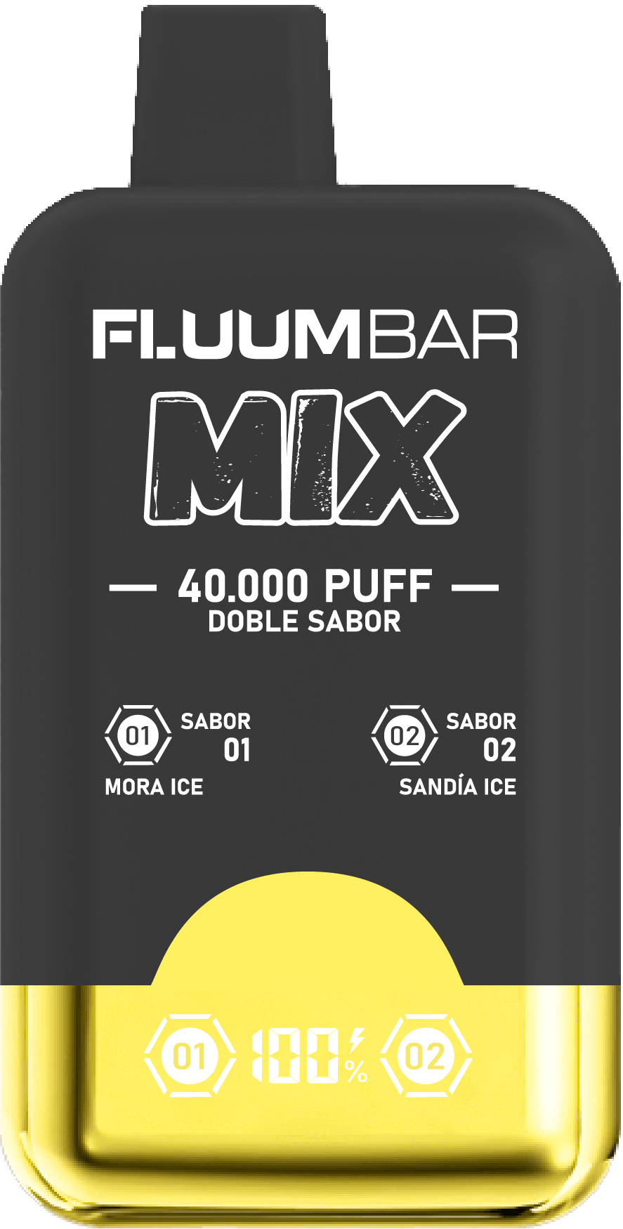 Vape Desechable Fluumbar Mix 40.000 Pff 4.5% nic - Mora y Sandia