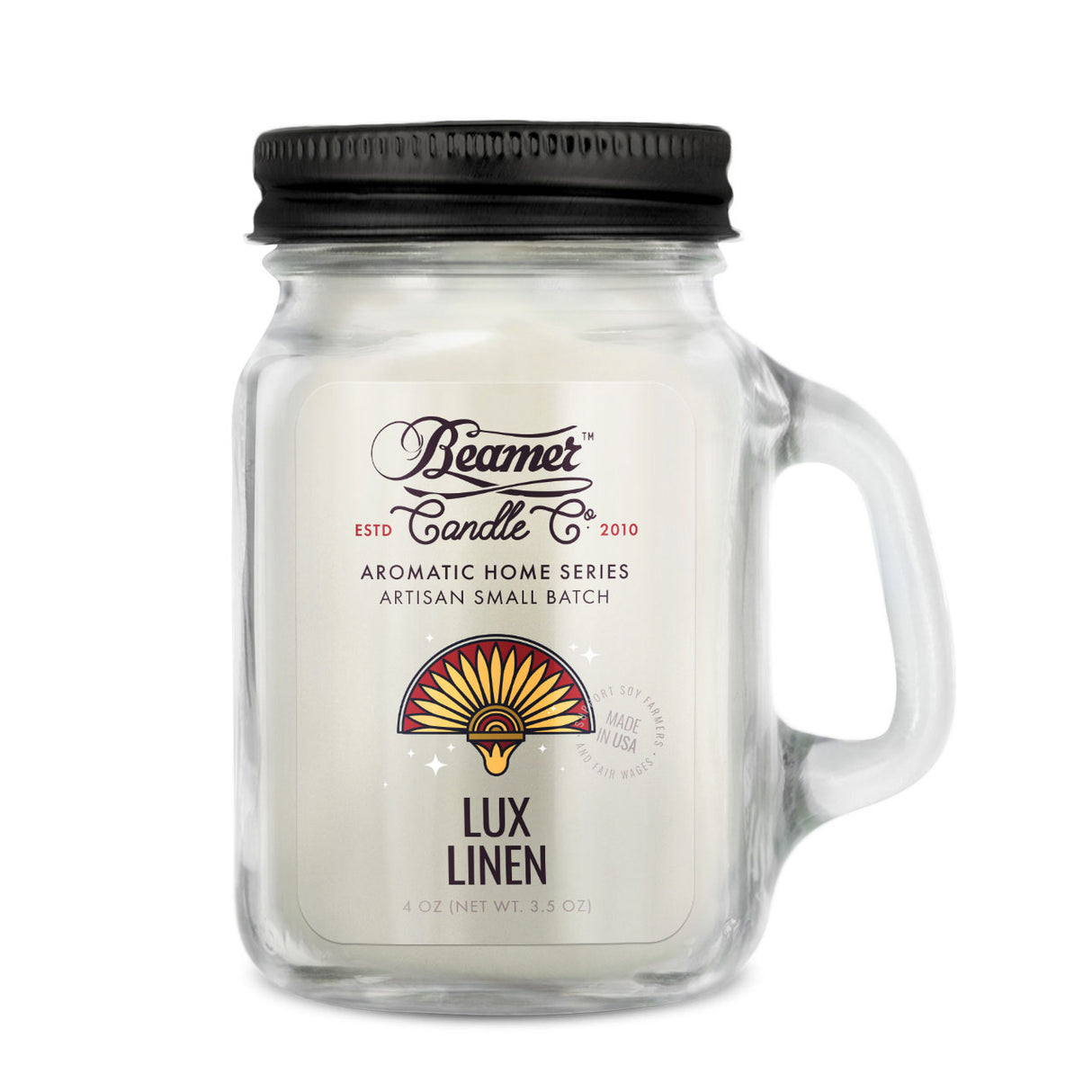 Vela Small Lux Linen - Beamer Candle