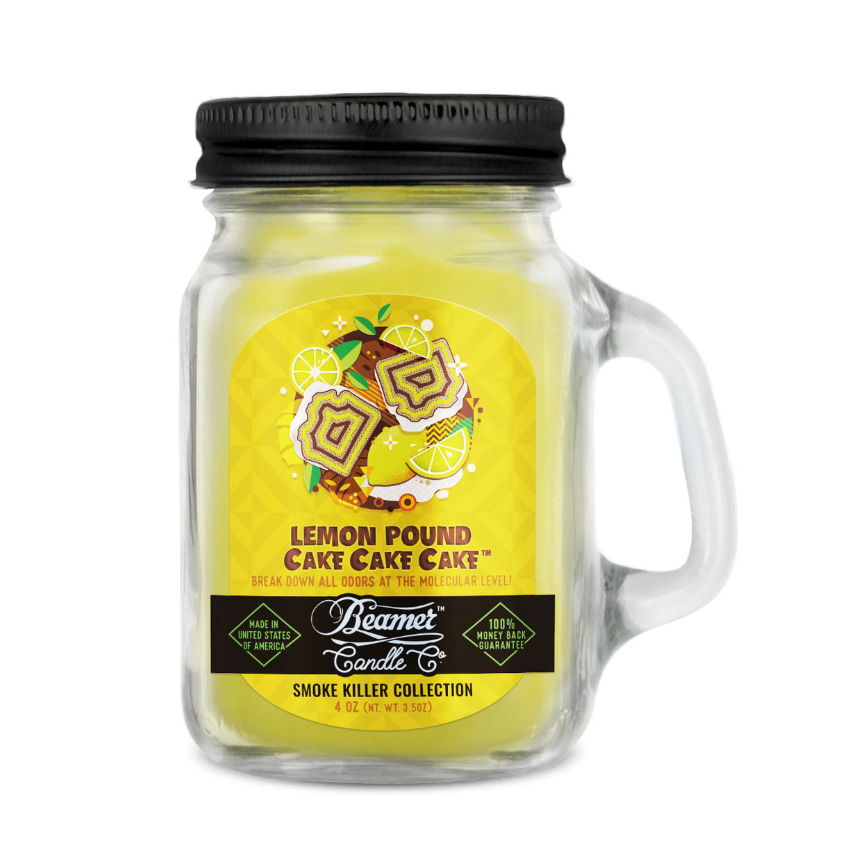 Vela Small Lemon Pound Cake Cake Cake - Beamer Candle