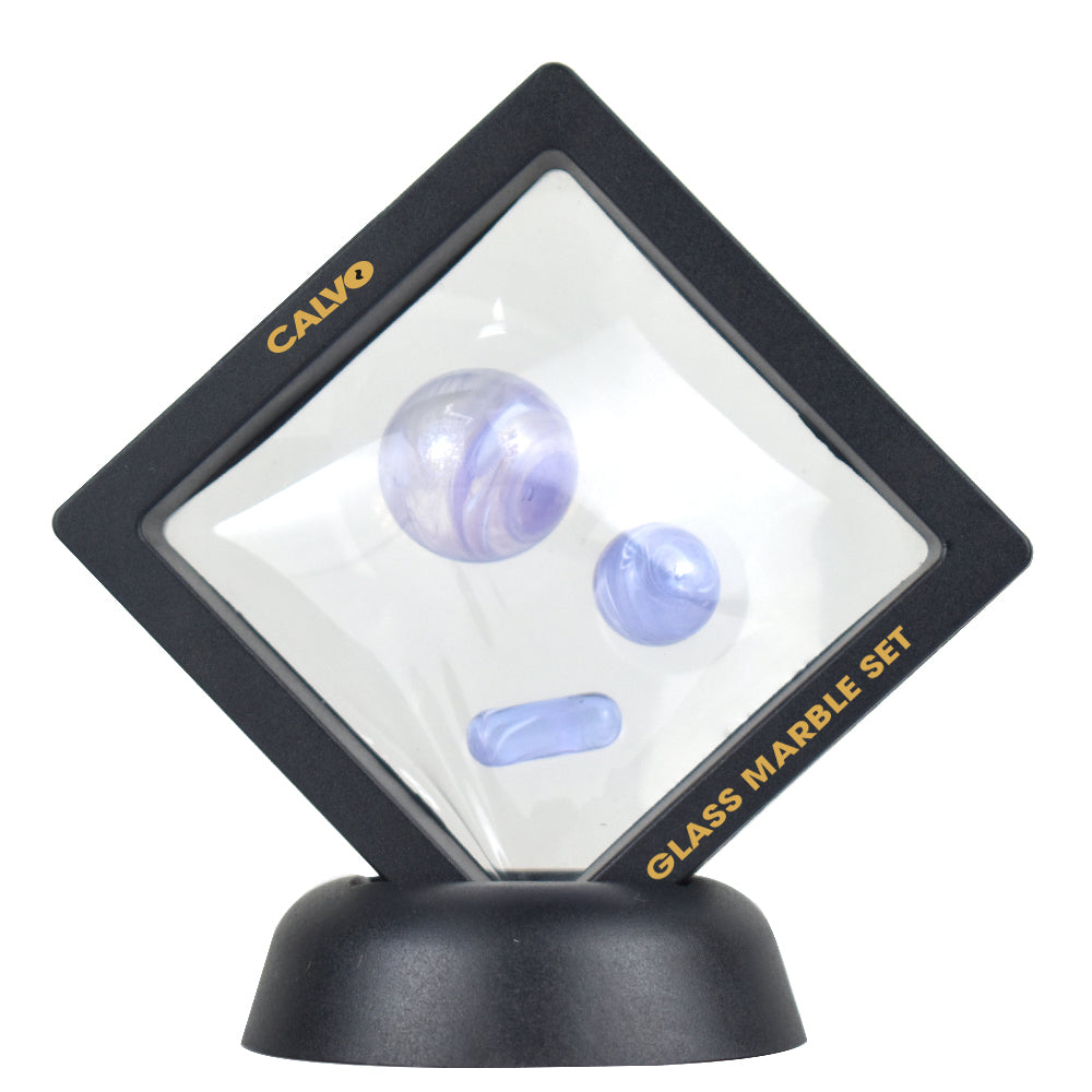 Marble Set Purple Calvoglass