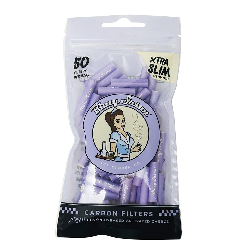 Filtros De Carbon Activado Purple Xtra Slim 50u - Blazy Susan