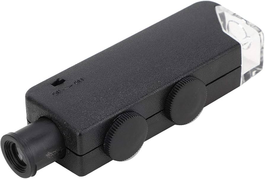 Lupa 60X-100X Potencia De Zoom Sistema De Iluminación Led