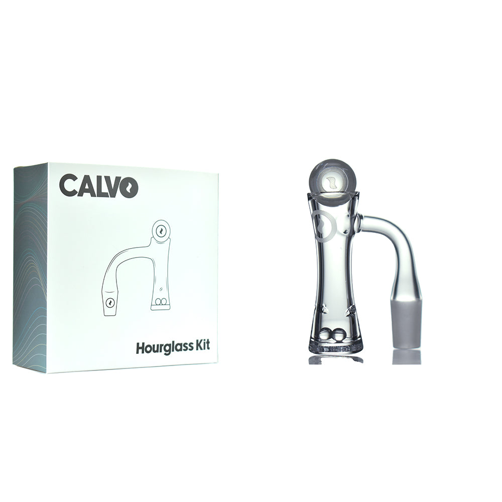 Banger Hourglass Set Full Weld 14 mm Calvoglass