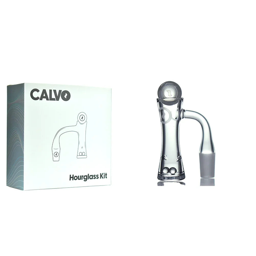 Banger Hourglass Set Full Weld 14 mm Calvoglass