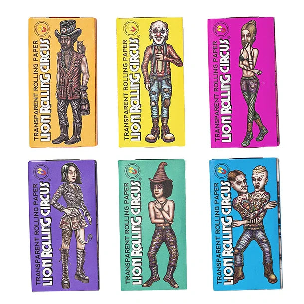 Papelillo 1 1/4 Celulosa - Lion Rolling Circus