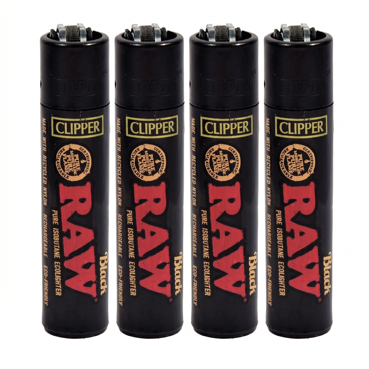 Encendedor Clipper Raw Black