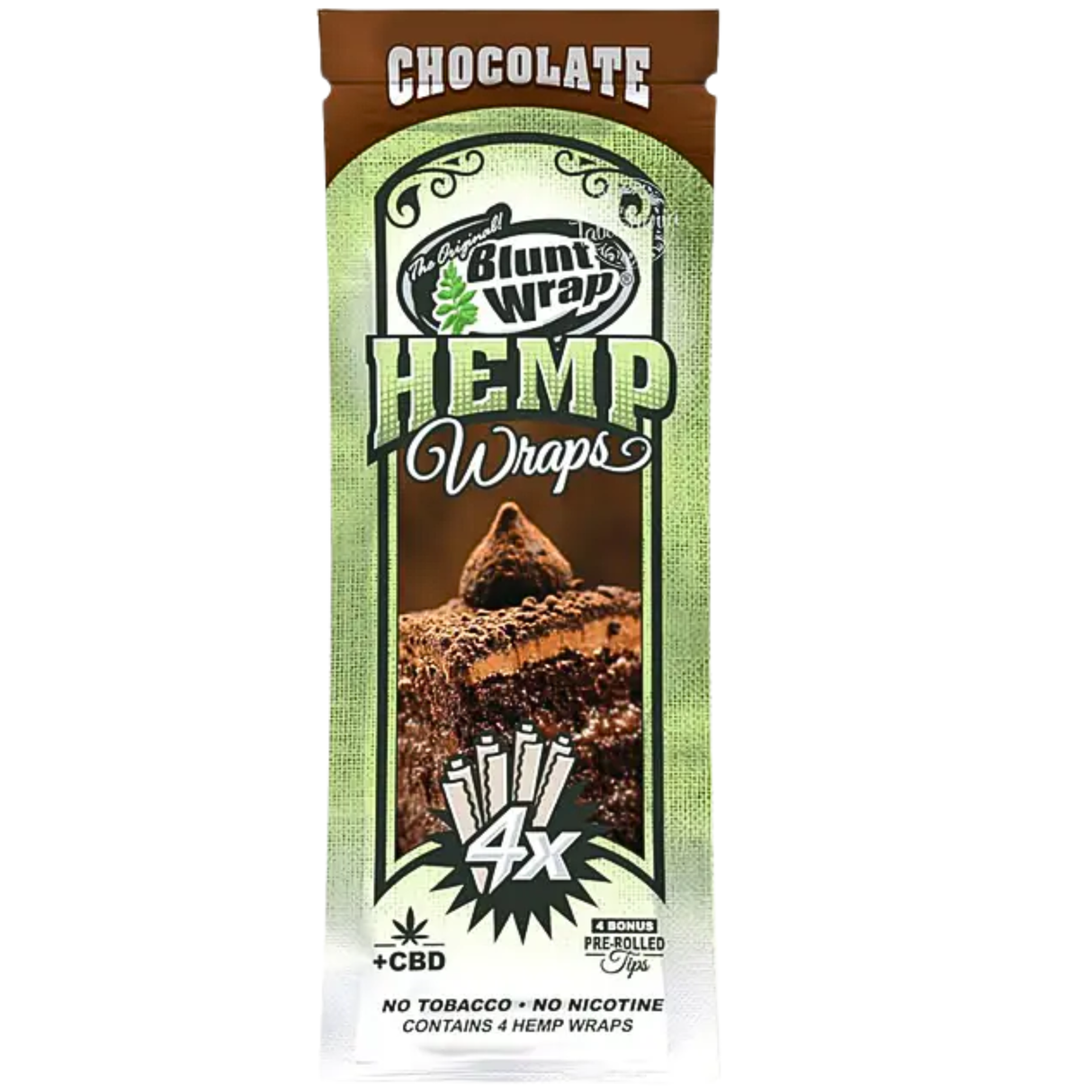Blunt Hemp Wrap x 4 Sabor Chocolate