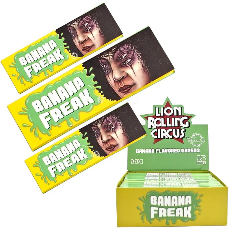 Papelillo 1 1/4 Banana Freak - Lion Rolling Circus