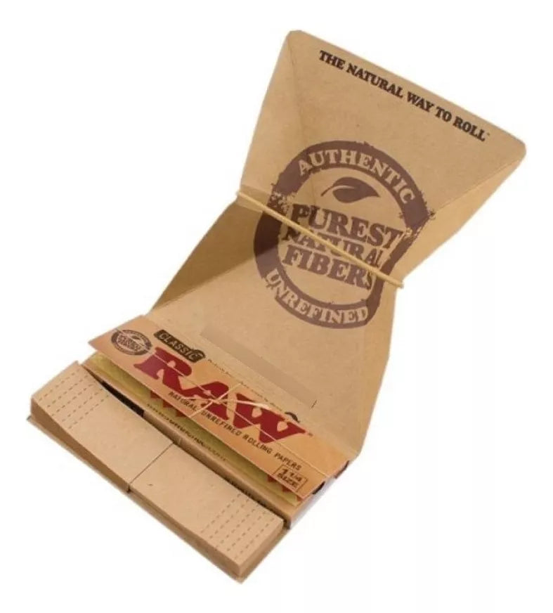 Papelillo Raw Artesano 1 1/4 + Filtros + Bandeja Para Armar
