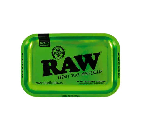Bandeja Metálica RAW Mediana Verde Esmerald 20 Aniversario