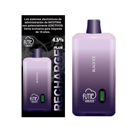 Vape Fume 10.000 Puff Recharge Plus 4,5% Nic Black Ice