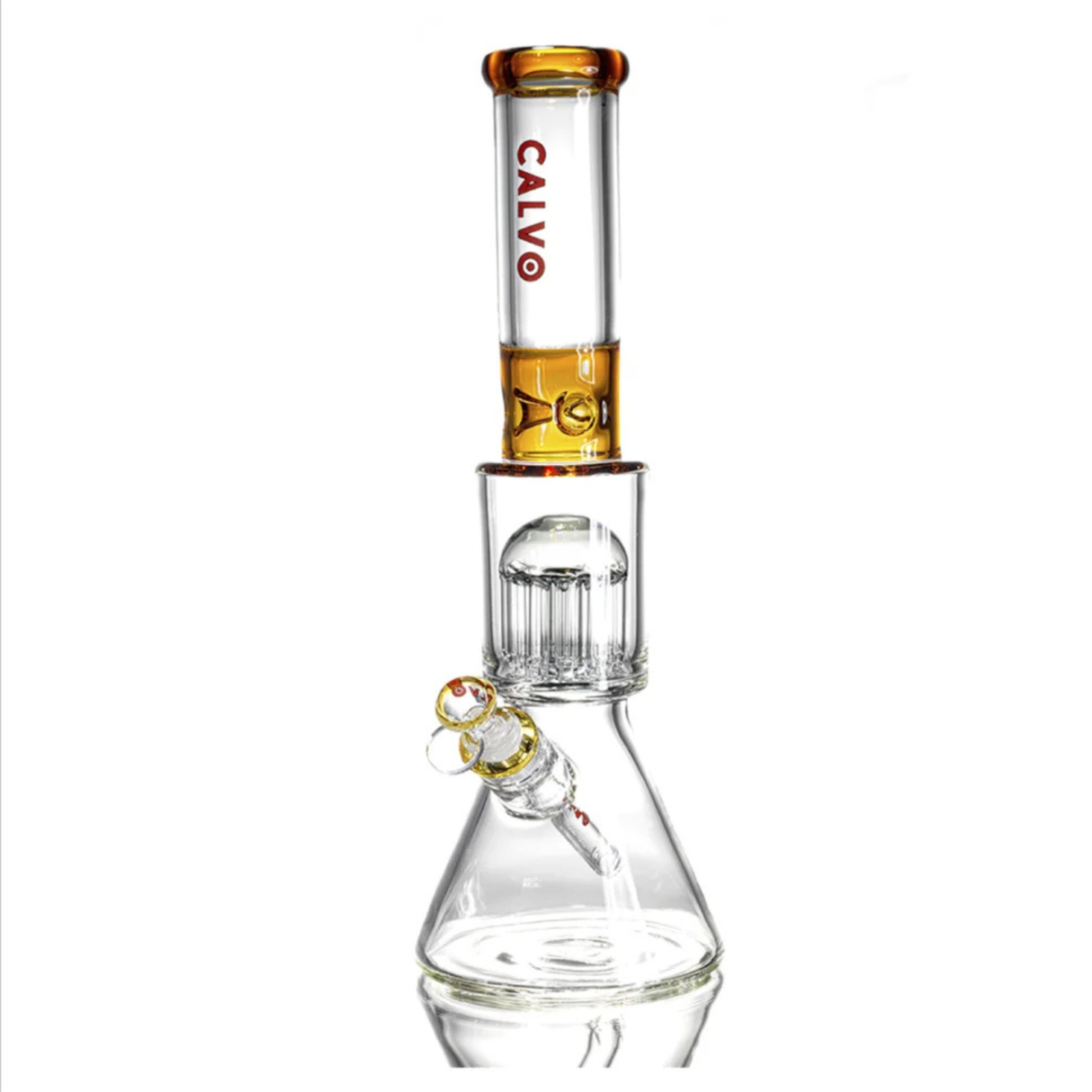 Bong Tree Perc 7MM Ambar 42 cm Calvoglass