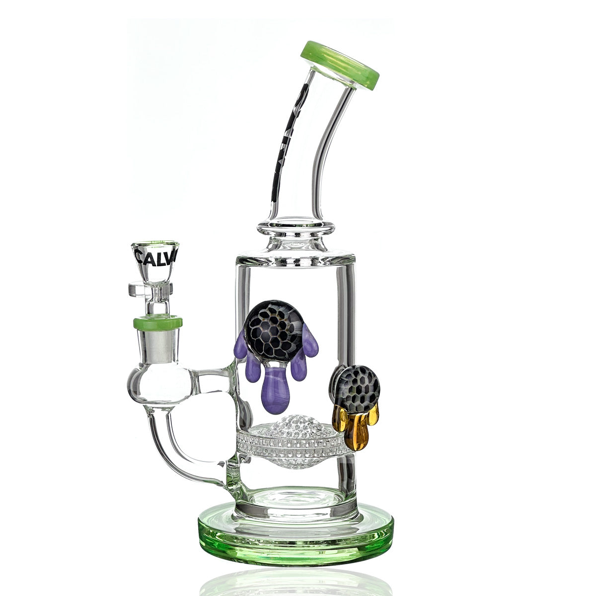 Bong Double Implosion Rig 25 cm Calvoglass