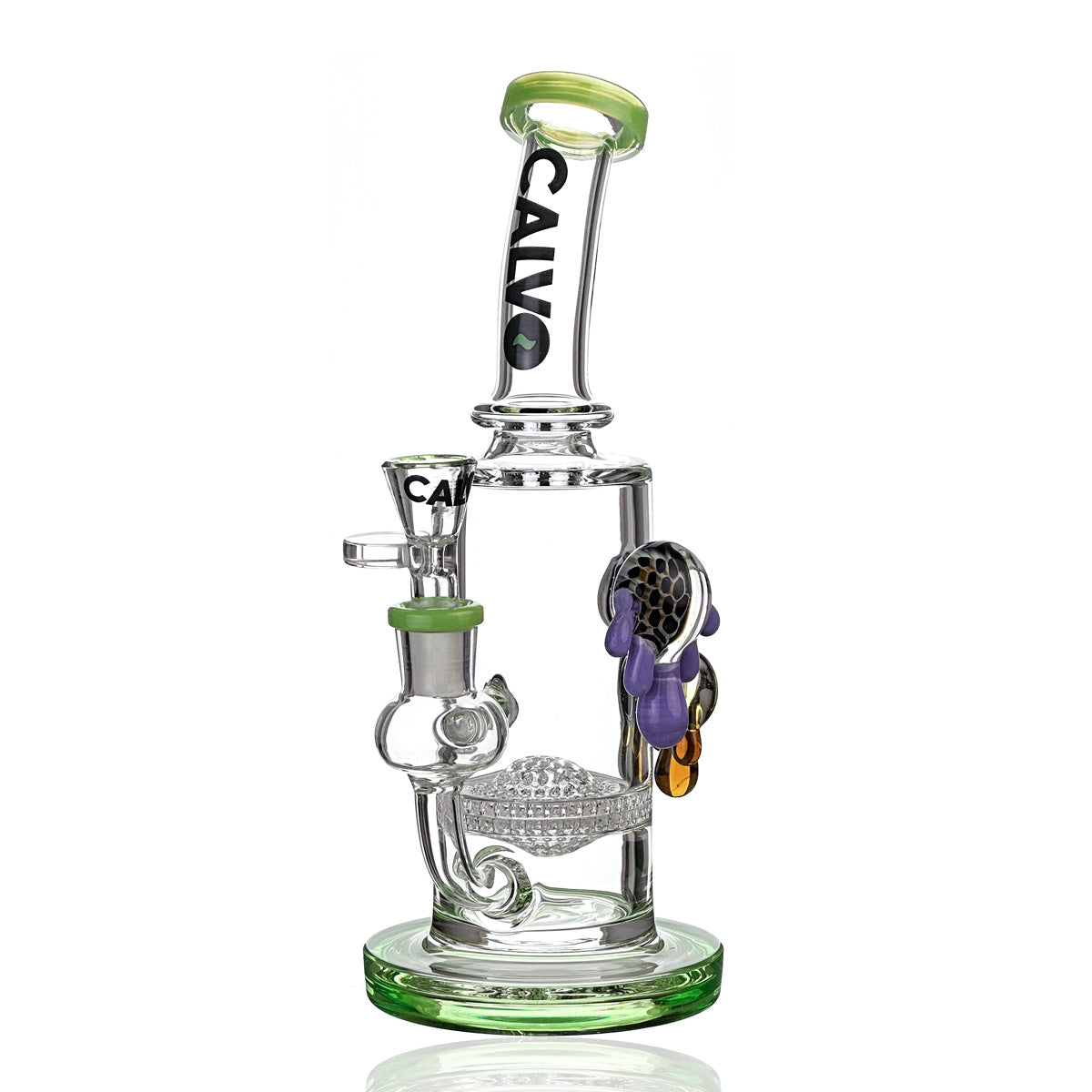 Bong Double Implosion Rig 25 cm Calvoglass