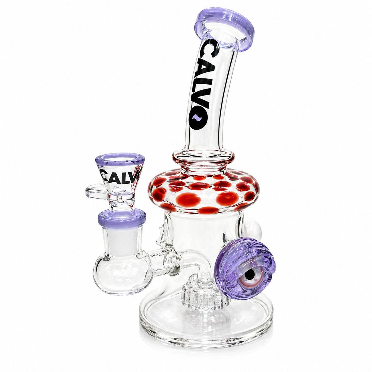 Dual Eye Rig Purple - Calvo Glass