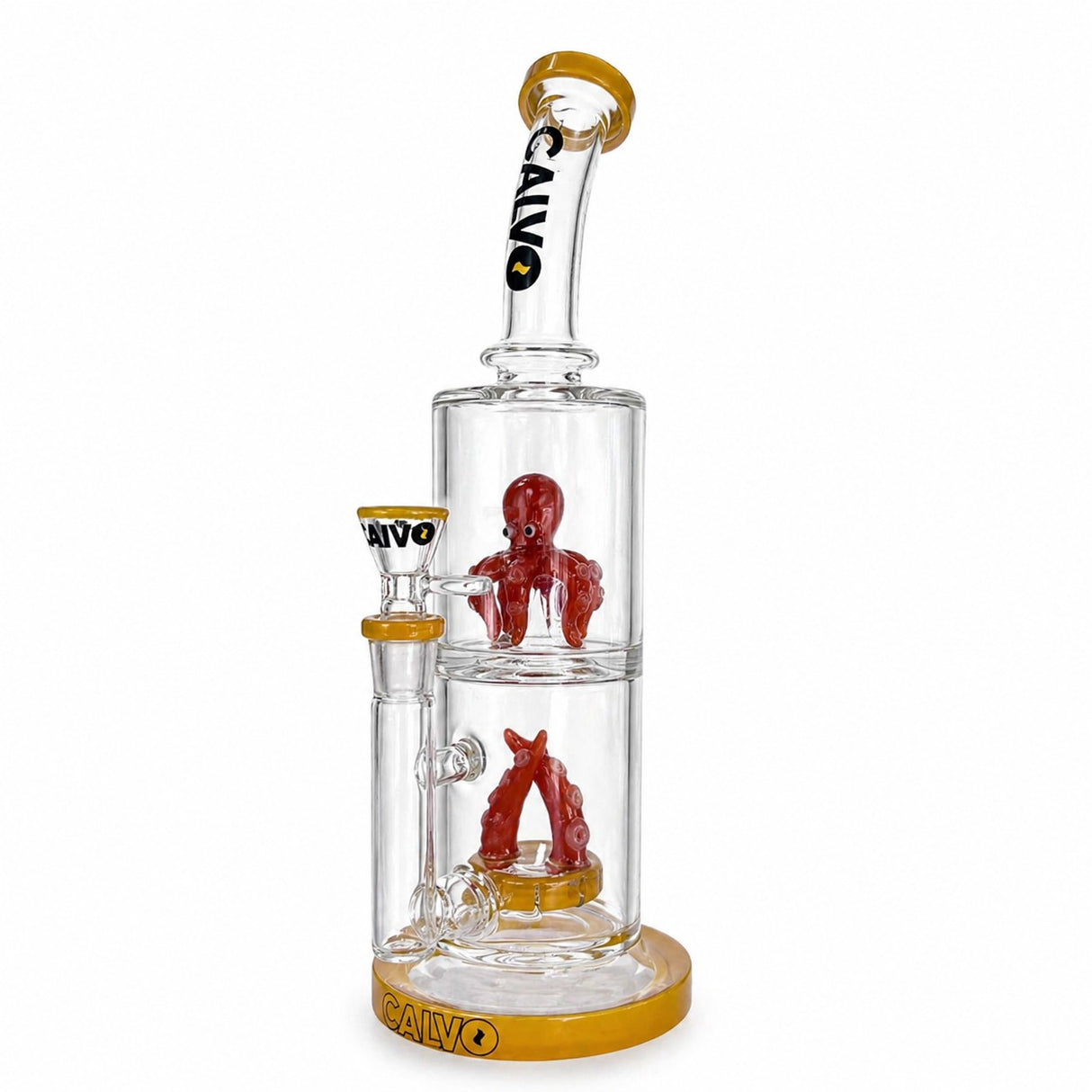 Octopus Waterpipe 30cm - Calvo Glass