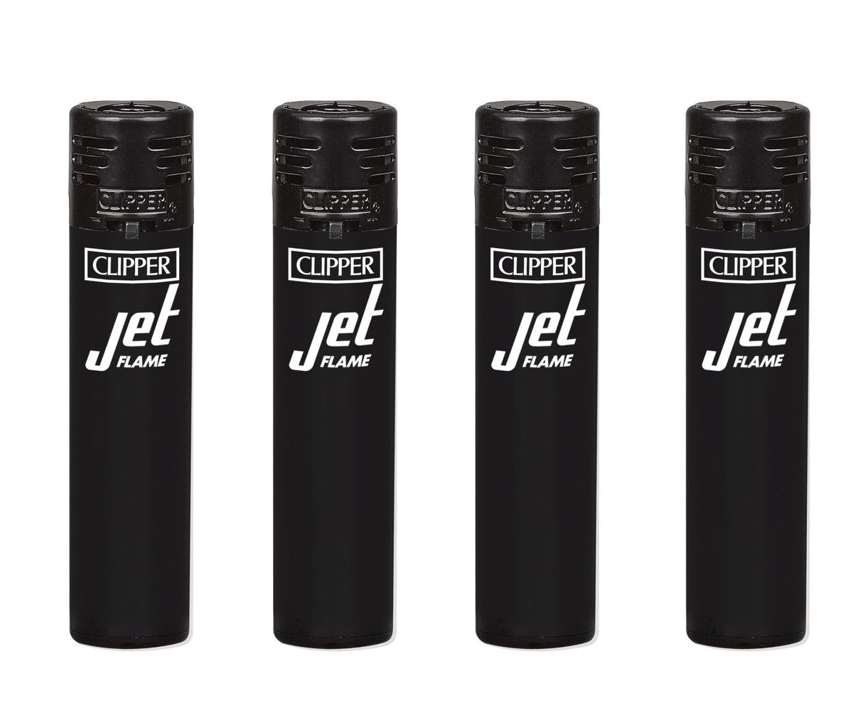 Encendedor Clipper Jet Flame Solid Black