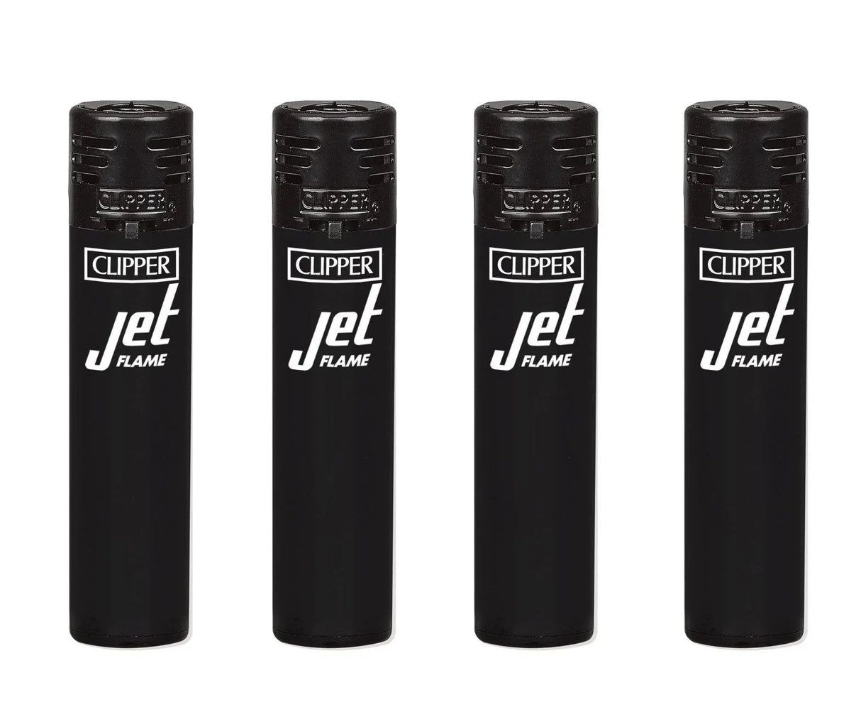 Encendedor Clipper Jet Flame Solid Black