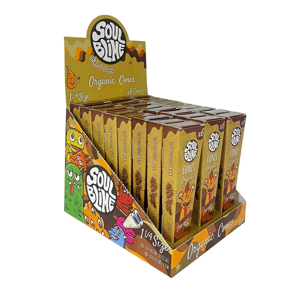 Conos Pre Enrolados 1 1/4 Organico - Soulblime